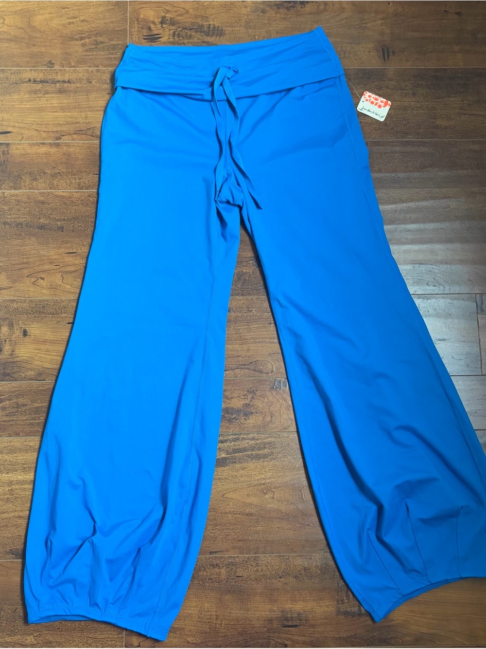 BNWT Free People Movement Powerline Blue Quick Step Bubble Pants